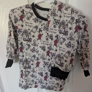 Kids Beetlejuice Pajama Set - Black and White